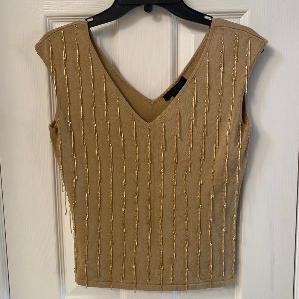 NWOT Embellished tank top
